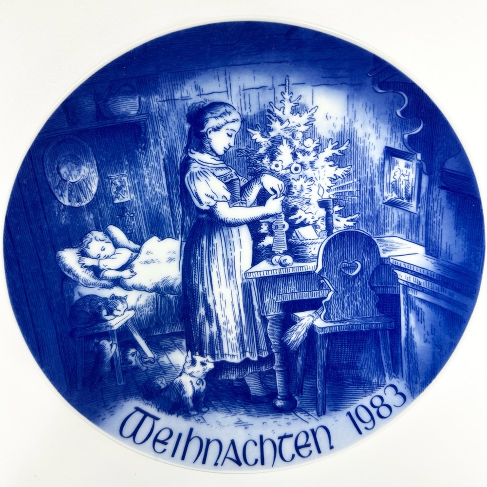 BAREUTHER Weihnachten vintage (1983) Christmas Plate.